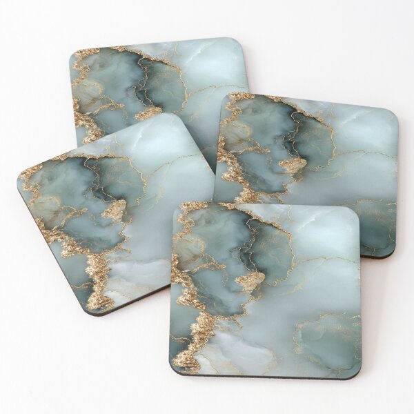 Item preview, Celestial Azure & Molten Gold Agate Dream designed and sold by Ewa Miller.