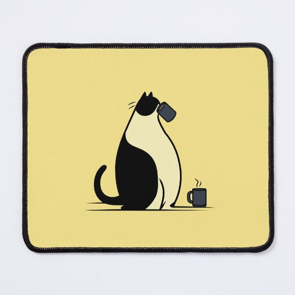 Item preview, Cat Enjoying a Coffee Break designed and sold by CLEARART7.