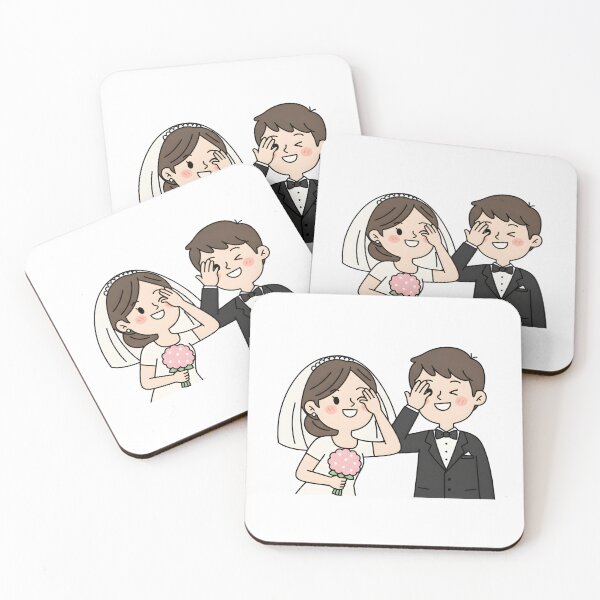 Item preview, Sweet Forever Couple Wedding Sticker – Love You Always designed and sold by JaiSoftStudio.