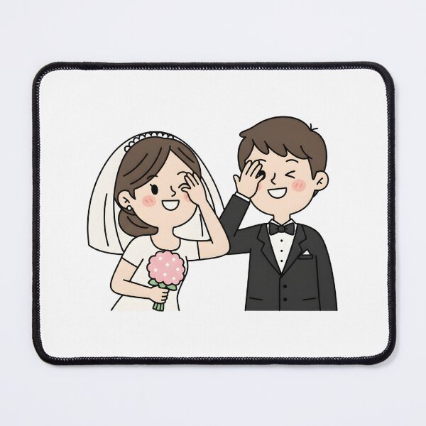 Item preview, Sweet Forever Couple Wedding Sticker – Love You Always designed and sold by JaiSoftStudio.