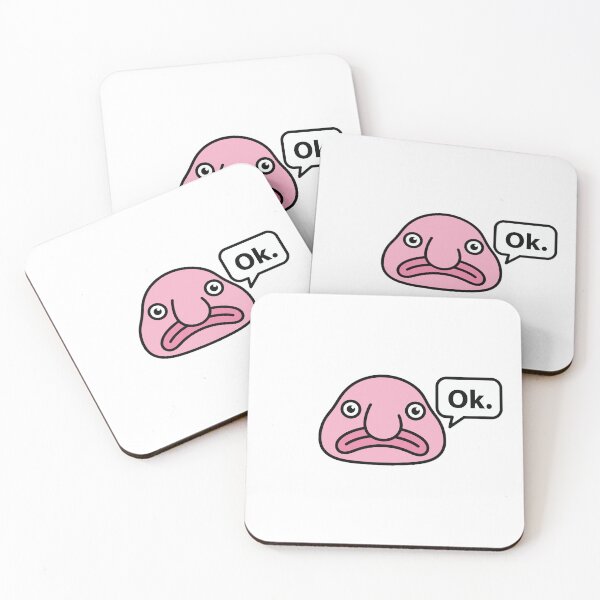 Item preview, Blobfish Says Ok Funny Meme designed and sold by Petzzz.