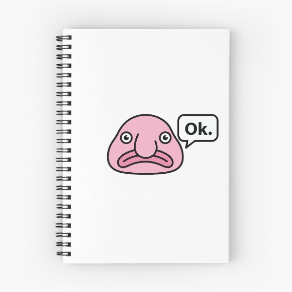 Item preview, Blobfish Says Ok Funny Meme designed and sold by Petzzz.