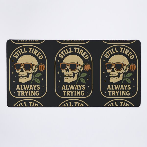 Item preview, Still Tired – Skull With Sunglasses designed and sold by Taans-Creation.