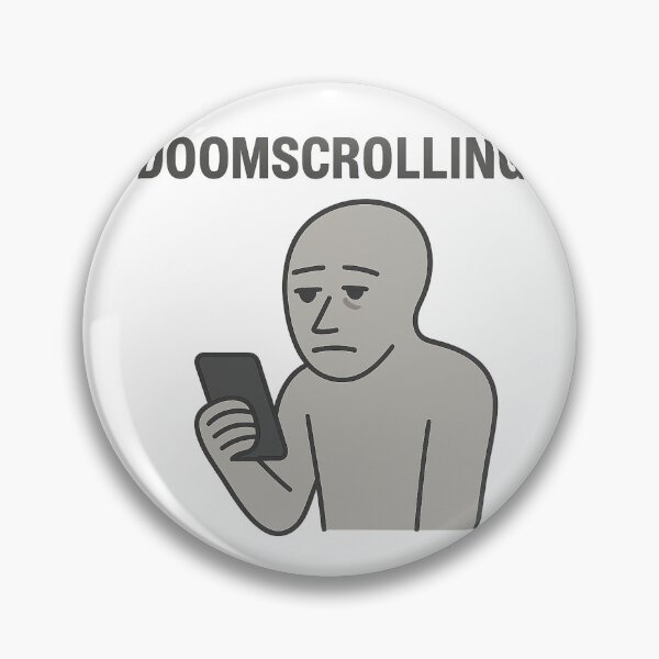 Item preview, Doomscrolling – NPC Meme Design designed and sold by NPCDegen.
