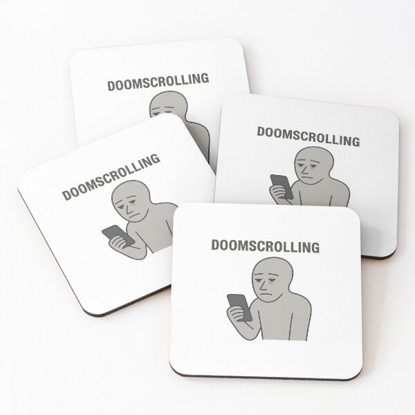 Item preview, Doomscrolling – NPC Meme Design designed and sold by NPCDegen.