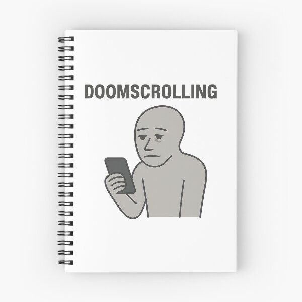 Item preview, Doomscrolling – NPC Meme Design designed and sold by NPCDegen.