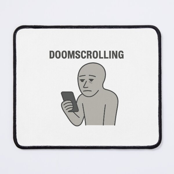 Item preview, Doomscrolling – NPC Meme Design designed and sold by NPCDegen.