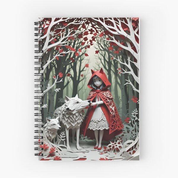 Item preview, Red Riding Hood Collage Themed Art - Wall art, mugs, bags designed and sold by ReverieTown.