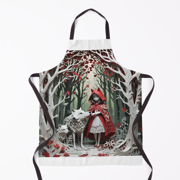 Item preview, Red Riding Hood Collage Themed Art - Wall art, mugs, bags designed and sold by ReverieTown.