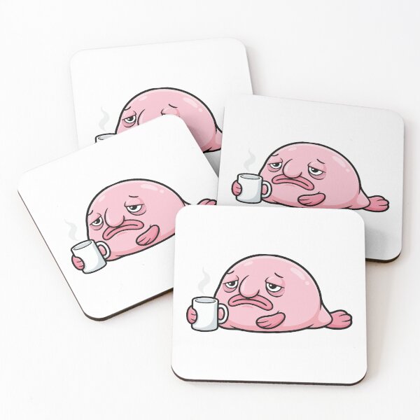 Item preview, Monday Morning Mood Blobfish Coffee designed and sold by Petzzz.