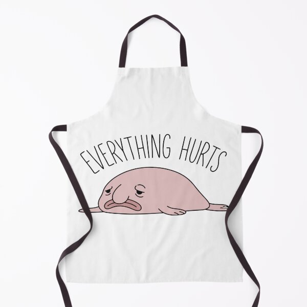 Item preview, Everything Hurts Sad Blobfish Meme designed and sold by Petzzz.