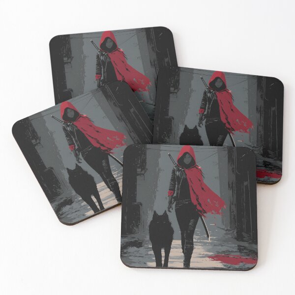 Item preview, Little Red Riding Hood and the Wolf – Dark Anime Fairy Tale designed and sold by drizzd.