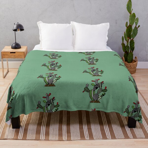 Item preview, Light Green Tribal Prickly Pear Cactus designed and sold by Steeb757.