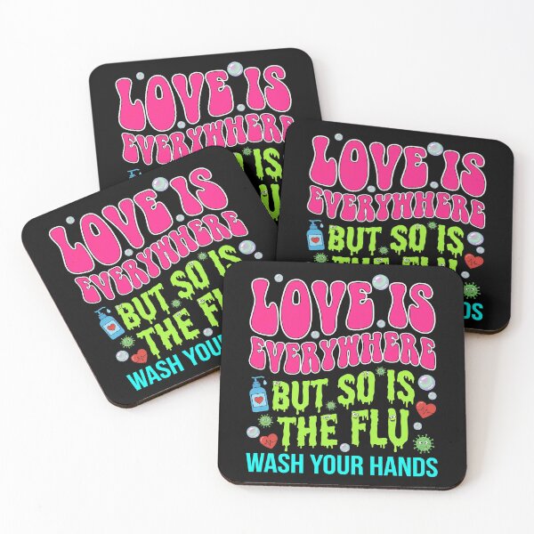 Item preview, Love is Everywhere But So is The Flu Wash Your Hands Nurse designed and sold by OlakunleOloroz.