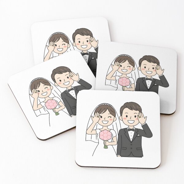 Item preview, Sweet Forever Couple Wedding Sticker – Love You Always designed and sold by JaiSoftStudio.
