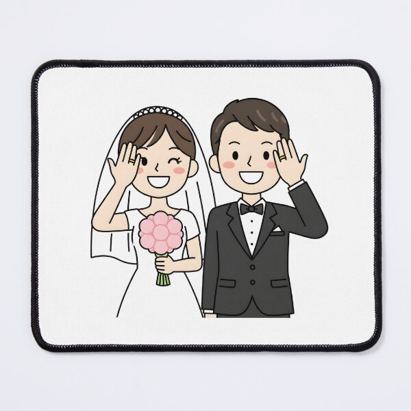 Item preview, Sweet Forever Couple Wedding Sticker – Love You Always designed and sold by JaiSoftStudio.