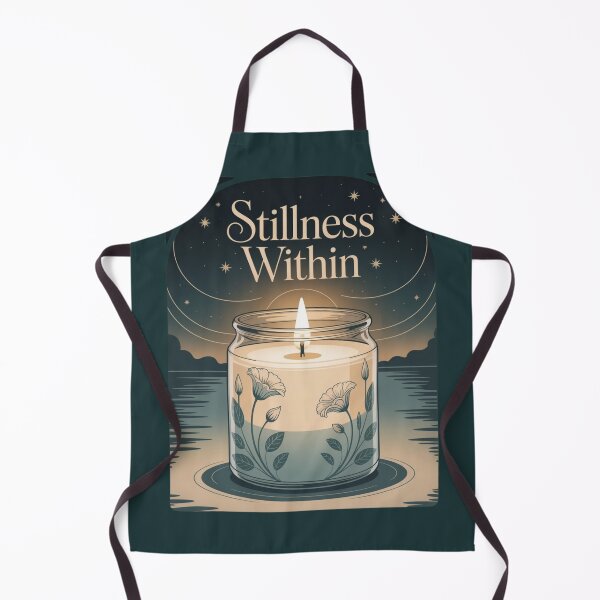 Item preview, Stillness Within – Art Nouveau Candle Glow Minimalist  Art designed and sold by CrystalCove11.