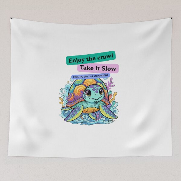 Item preview,  Cute Sea Turtle - Feeling Shell-f Confident - Mental Health & designed and sold by M.Store.