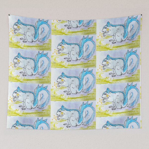 Item preview, Realistic Pachirisu Hand Drawn designed and sold by HouseplantsAndScamps.