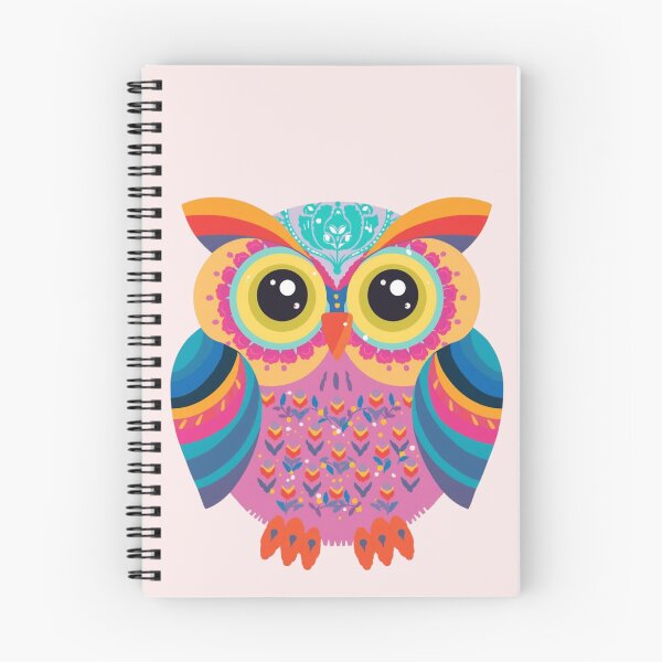 Item preview, Owl Sticker, Colorful Forest Bird  designed and sold by colorleafz.