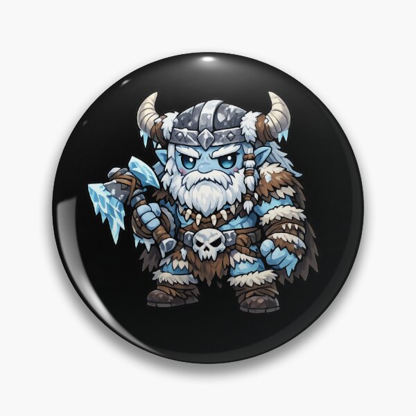 Item preview, Frost Giant, RPG monster, Kawaii Cute Design designed and sold by shadow-bloom.