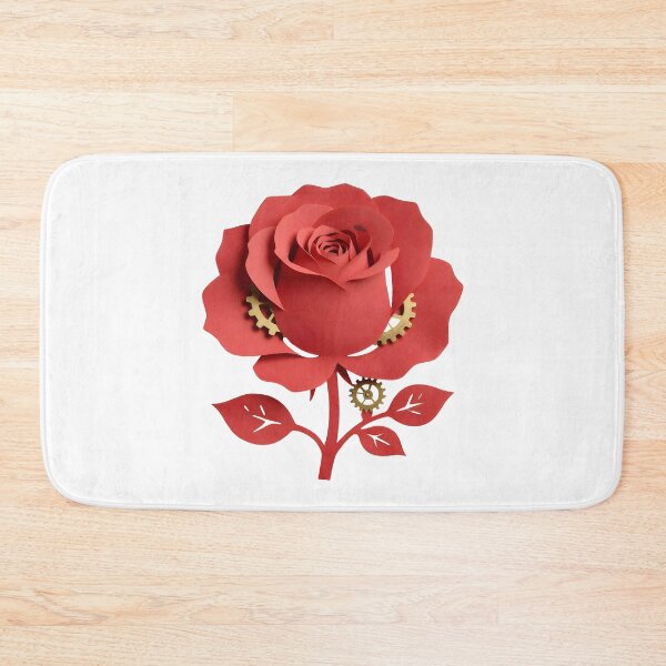 Item preview, Romantic steampunk floral cutout art  designed and sold by Marcu Ioachim.