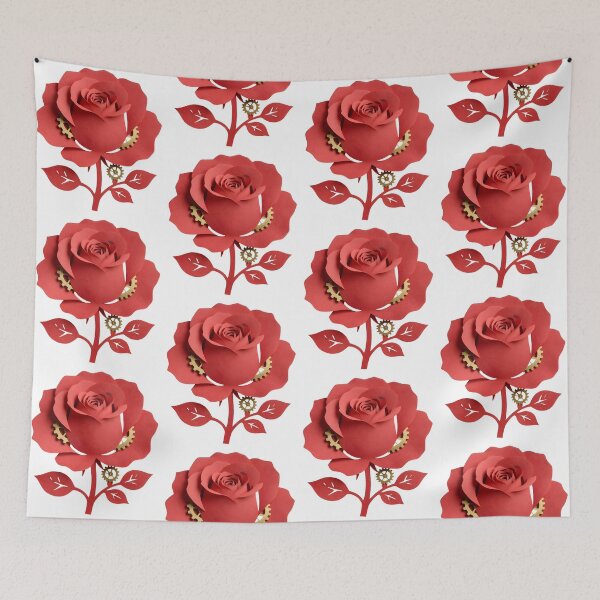 Item preview, Romantic steampunk floral cutout art  designed and sold by Marcu Ioachim.