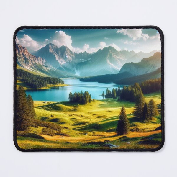 Item preview, Alpine Silence – A quiet mountain lake with Forest Glow, Peaceful Light & Nature Memory designed and sold by FotoworldEdel.