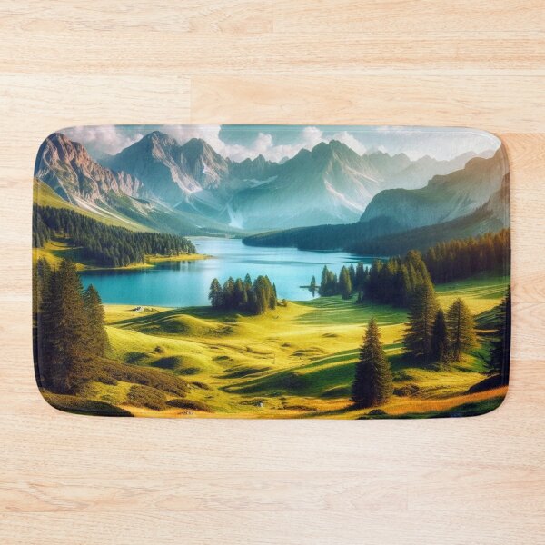 Item preview, Alpine Silence – A quiet mountain lake with Forest Glow, Peaceful Light & Nature Memory designed and sold by FotoworldEdel.