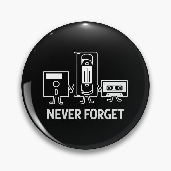Item preview, Never Forget Retro Tech Floppy Disk VHS Cassette Vintage Media designed and sold by w1ckerman.