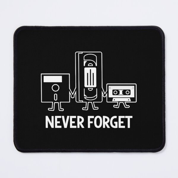 Item preview, Never Forget Retro Tech Floppy Disk VHS Cassette Vintage Media designed and sold by w1ckerman.