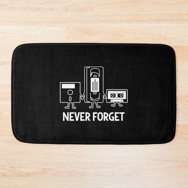 Item preview, Never Forget Retro Tech Floppy Disk VHS Cassette Vintage Media designed and sold by w1ckerman.