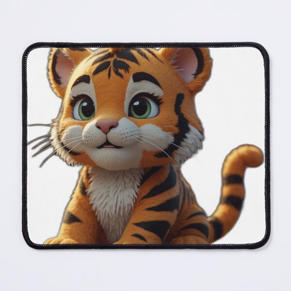 Item preview, Tiger Yarn Chibi Cute Kawaii Tiger Yarn  designed and sold by MiniPrintMagic.