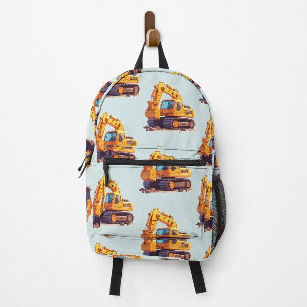 Item preview, Cheerful kawaii excavator for children designed and sold by LiskoDesign.