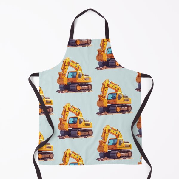 Item preview, Cheerful kawaii excavator for children designed and sold by LiskoDesign.