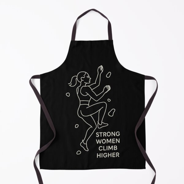 Item preview, Strong Women Climb Higher – Climber Line Art designed and sold by Pineapple-Tree.