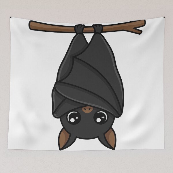 Item preview, The Goth Burrito Cute Wrapped Fruit Bat designed and sold by Petzzz.
