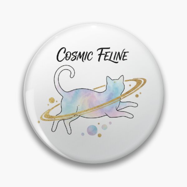 Item preview,  Title Cosmic Feline Ethereal Galaxy Cat designed and sold by MinimalistMint.