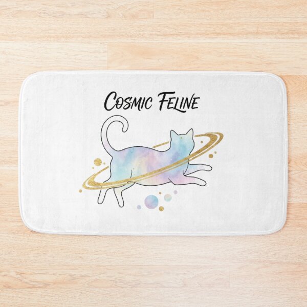 Item preview,  Title Cosmic Feline Ethereal Galaxy Cat designed and sold by MinimalistMint.