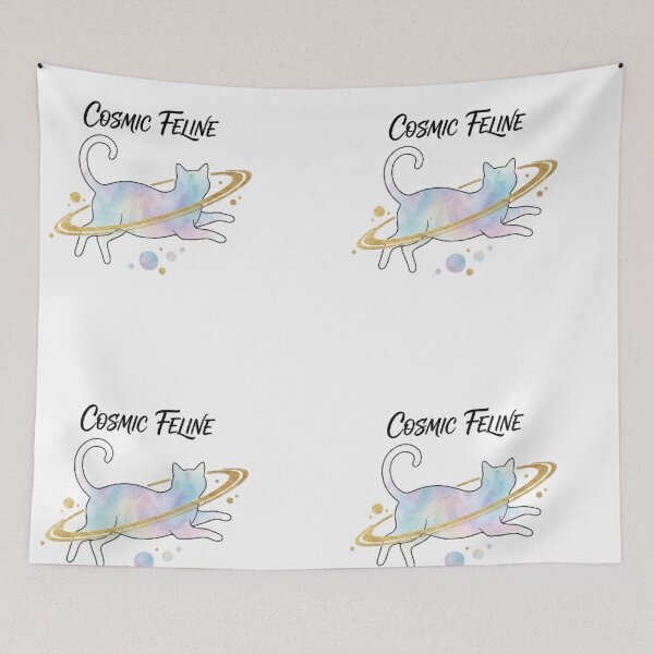 Item preview,  Title Cosmic Feline Ethereal Galaxy Cat designed and sold by MinimalistMint.