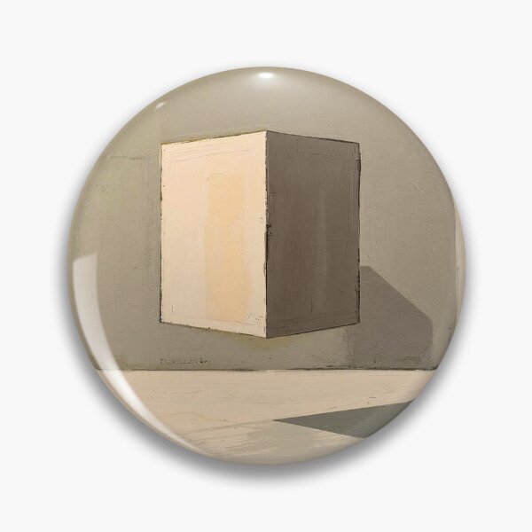 Item preview, Floating Monolith: Modern Minimalist Brutalist Cube and Architectural Shadow Art designed and sold by Cozyartsss.