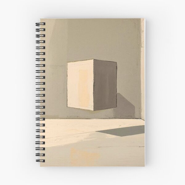 Item preview, Floating Monolith: Modern Minimalist Brutalist Cube and Architectural Shadow Art designed and sold by Cozyartsss.
