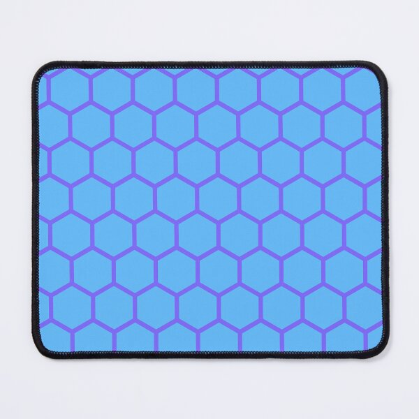 Item preview, Blue Bee Inspired Checks - Abstract Geometric Shape Pattern - Wedding Anniversary Gifts designed and sold by RoyalStarsPatts.