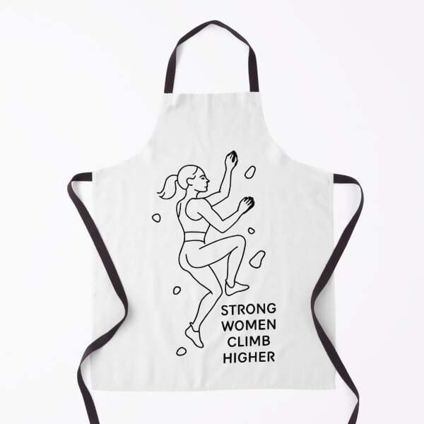 Item preview, Strong Women Climb Higher – Climber Line Art designed and sold by Pineapple-Tree.