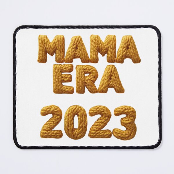 Item preview, Mama Era 2023 Knitted Typography designed and sold by SinghDesignHub.