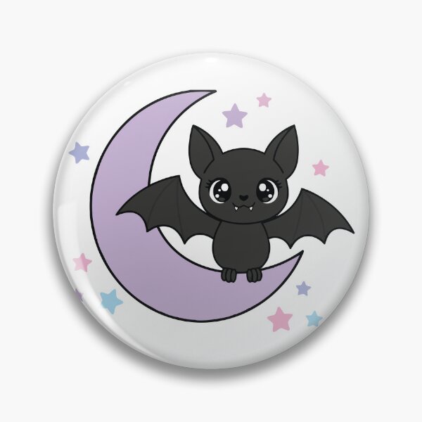 Item preview, Spooky But Sweet Pastel Goth Fruit Bat designed and sold by Petzzz.