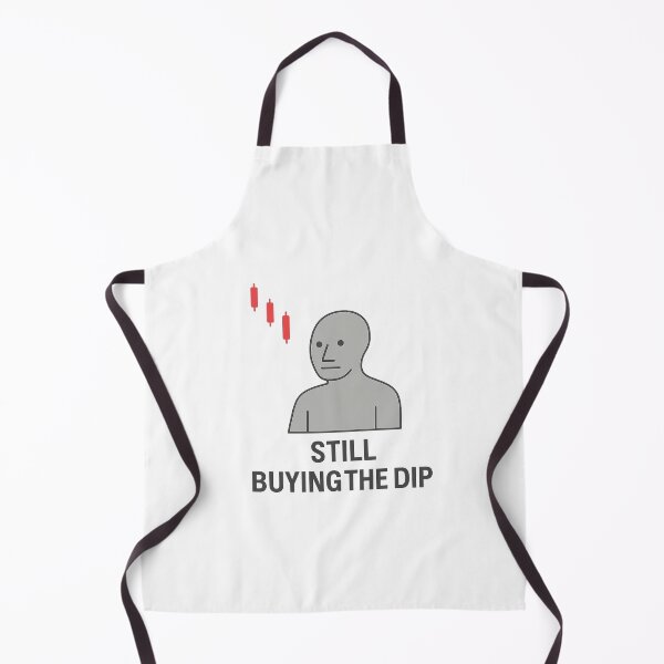 Item preview, Still Buying the Dip – NPC Crypto Meme Design designed and sold by NPCDegen.