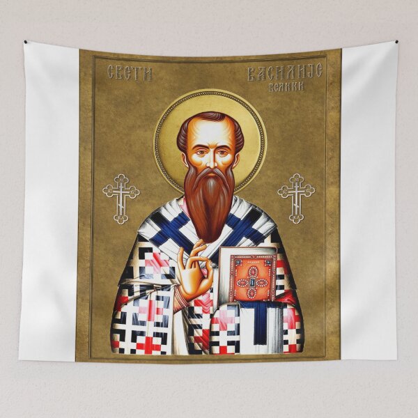 Item preview, St. Basil the Great orthodox icon new srb designed and sold by ikonesrb.
