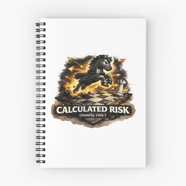 Item preview, Calculated Risk designed and sold by Pinned & Forked Studio.
