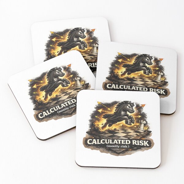 Item preview, Calculated Risk designed and sold by Pinned & Forked Studio.